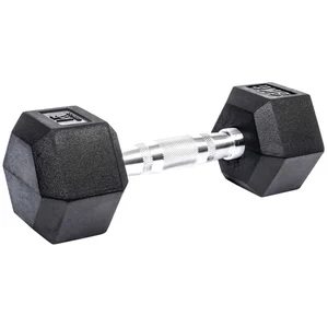 Haltère hexagonal KRF Fitness 8 kg noir pas cher