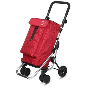 Comparateur de prix : Poussette de marché - PLAYMARKET - 24910C 353 - Rouge - 40L - Pliable