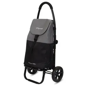 Comparateur de prix : Playmarket Playmarket - Poussette De Marché 2 Roues 46l Noir - 24916d285