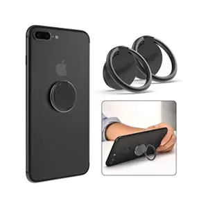 Allbiz Anneau Support Téléphone en Métal [Rotation à 360 Degrés] Compatible avec iPhones 11/11 Pro/11 Pro Max/XS Max/XR/X/8/7/6s, Samsung Galaxy S10/S9/S8, pas cher