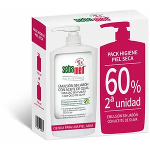 Comparateur de prix : Gel Douche Sans Savon Sebamed Peau sèche Huile d'Olive 2 Unités 
