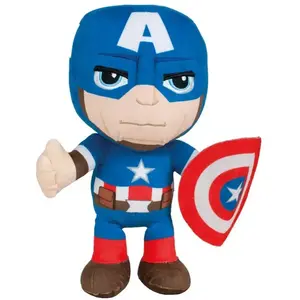 Peluche Marvel Avengers Captain America Punch 30 cm pas cher