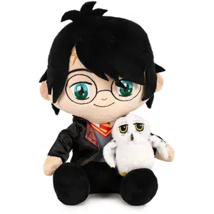 Play by play Harry Potter - Peluche Sitting Avec Animals Harry 25 Cm pas cher