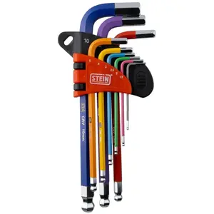Stein jeu de clés allen cr-v à bille longue 9 pièces couleursVendu paramazon