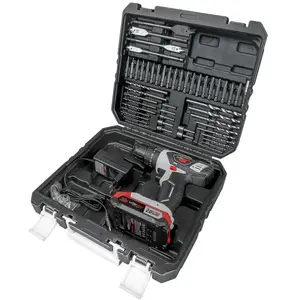 20V marteau perforateur 1 batterie 2.0Ah 50 accessoires - Worgrip pas cher