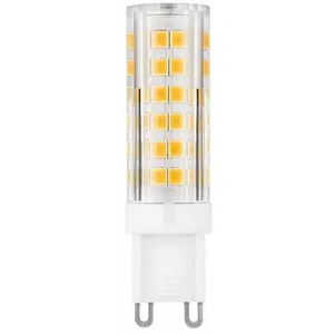 Ampoule LED G9 en aluminium matel pc 10w neutre pas cher