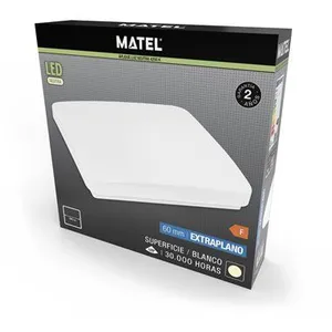 Applique Murale Led Extra-Plate Carrée 12w Neutre En MétalVendu paramazon