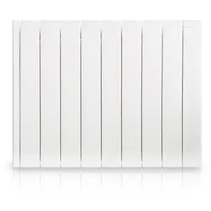 Comparateur de prix : Radiateur électrique à inertie fluide 1500 W HJM Alanis horizontal bla...