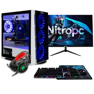 Comparateur de prix : Pack Nitropc Argent Intel i5-11400F/16Go/1To SSD/GTX1650 + Écran FullHD 22"