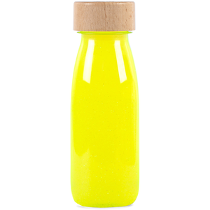 Comparateur de prix : Petit Boum Bouteille sensorielle Float Jaune fluorescente