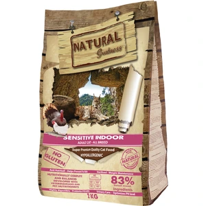 6 kg de nourriture pour chats Sensitive Indoor Natural Greatness pas cher