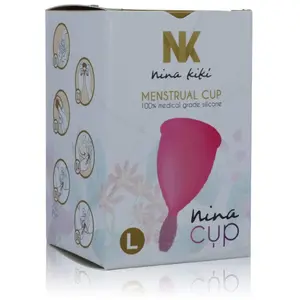 Comparateur de prix : Nina kikí Coupe menstruelle, taille L, Rose   100 gr