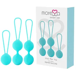 AMORESSA MORESSA OSIAN SET PREMIUM SILICONE TURQUOISE pas cher