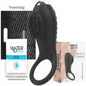 Comparateur de prix : Brilly Glam Alan Stimulator Stimulateur d'anneau Luxe Black 1pc