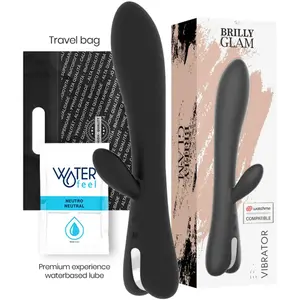Brilly Glam Erik Vibrator Luxe Black 1pc pas cher