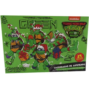 CYP Brands Tortues Ninja Calendrier de l'Avent Calendriers Cadeaux Noël Multicolore Produit officiel