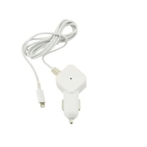 MUVIT Chargeur Voiture 1A Lightning 1.2 m - Blanc pas cher