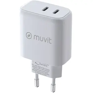 Muvit For Change Chargeur Mural Usb-c Pd 45w + Pd 20wVendu parkaufland