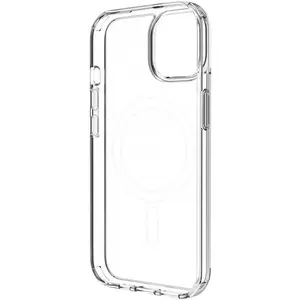 Coque transparente Muvit Recycletek Magsafe pour iPhone 15 pas cher