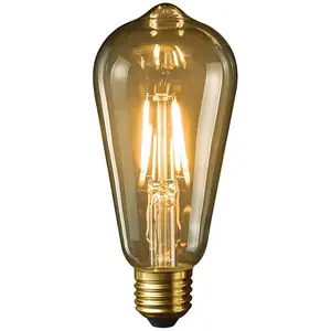 Muvit iO Ampoule Connectée Filaments Vintage Edison E27 5W Blanc Ambre pas cher