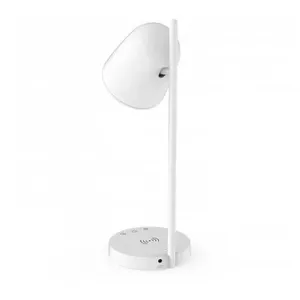 Lampe de table Muvit iO WiFi avec base de chargement sans fil blanche pas cher