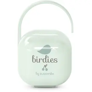 Suavinex Birdies Pacifier Holder boîte à tétines Green 1 pcs