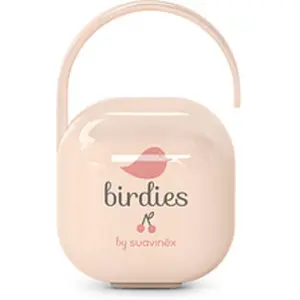Suavinex Pochette Sucette Duo Birdies - Rose pas cher