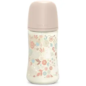 Comparateur de prix : Suavinex, Wonderland, Biberon Tétine SXPro M - Wonderland Rose - 270ml