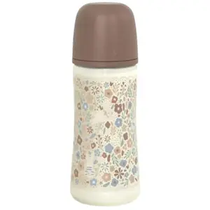 Biberon en polyamide avec tétine SX Pro débit L Liberty Beige