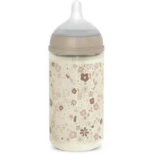 Biberon en verre Wonderland avec tétine SX Pro débit M Liberty Beige