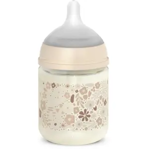 Biberon en verre Wonderland avec tétine SX Pro débit S Liberty Beige