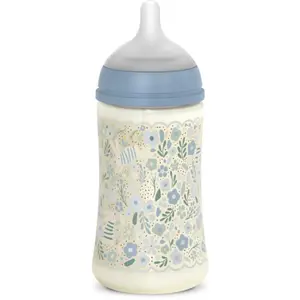 Biberon en polyamide avec tétine SX Pro débit M Liberty Bleu