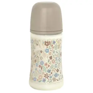 Biberon en polyamide avec tétine SX Pro débit M Liberty Beige