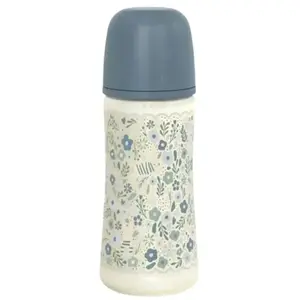 Biberon en polyamide avec tétine SX Pro débit L Liberty Bleu