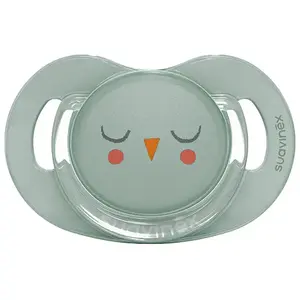 Suavinex Bonhomia Sucette Silicone Ronde 6-18M Beige | 1 pièce