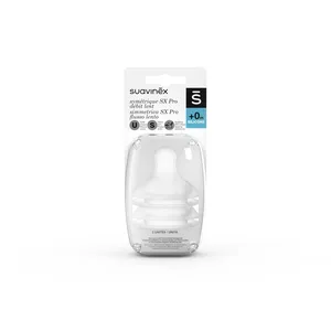 Suavinex Lot De 2 Tétines Symétriques Sx Pro Débit S 0m+ - Suavinex pas cher