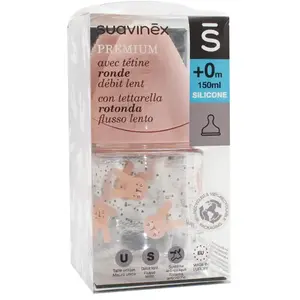 Suavinex Biberon Tétine Ronde Débit Lent Hygge Baby 150ml