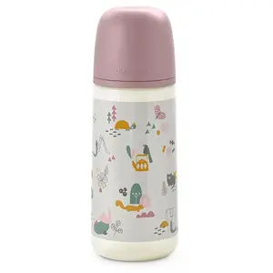 Comparateur de prix : Suavinex A Walk In The Park Biberon Silicone Large Flow Nude | 360 ml