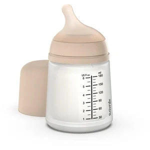 Comparateur de prix : Suavinex Biberon Anticolique T Silic +0M 180ml S Light Sand 1ut