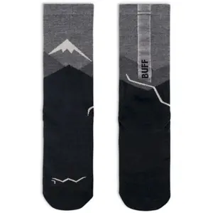 Buff - Merino Lightweight Crew - Chaussettes randonnée LWC1 Graphite -... pas cher