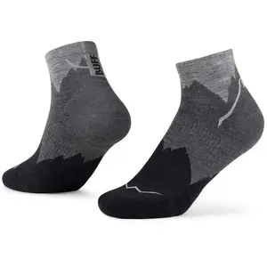 Comparateur de prix : Buff Lightweight Merino Wool Quarter Chaussettes Gris/argent S