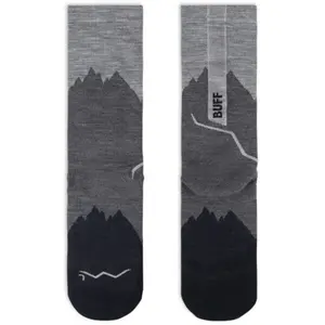 Comparateur de prix : Buff Lightweight Merino Wool Crew Chaussettes Gris/argent M