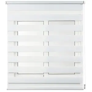 Store Clip&Fix Night& Day Blanc 120x180cm pas cher