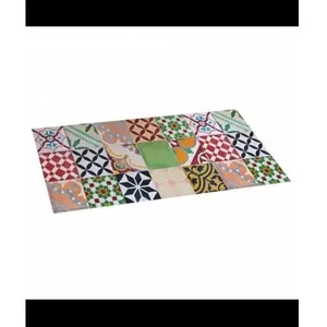 Comparateur de prix : Croma Collection Carpet Stor Planet Multicolour Mosaic 100% PVC (50 x 110 cm) 