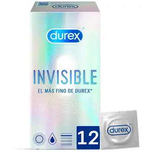Durex® Invisible extra fine extra fine extra sensible 12uds pas cher