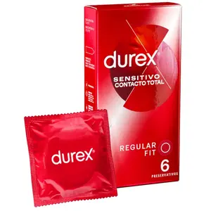 Préservatifs Durex Sensitive Total Contact - 6 unités pas cher
