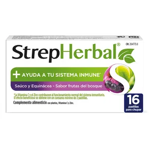 Strepsils Strepherbal elderberry & echinacea 16 u pas cher