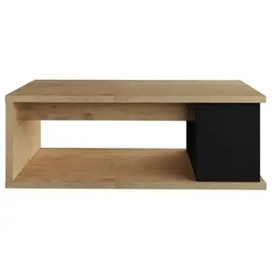 BUT Table basse plateau relevable avec coffre DESPACITO Imitation chên... pas cher
