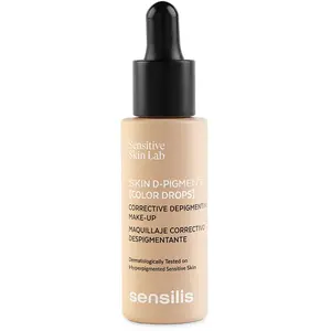 Correcteur facial Sensilis Skin D-Pigment Color Drops Beige dore 30 ml pas cher