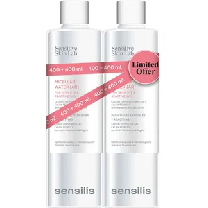 Comparateur de prix : Sensilis Eau Micellaire 400ml Sensitive&reactive Skin 2 Unités